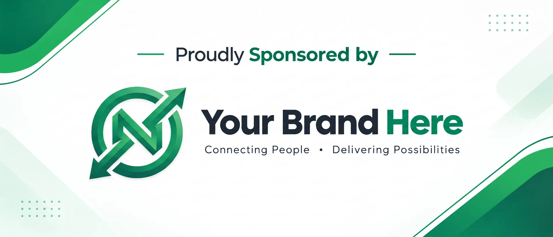 Your Brand Name sponsor banner
